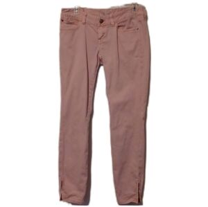 -- Express Women's Light Pink Straight Leg Jeans Size 6
